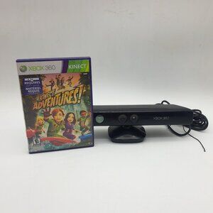 X-Box 360 Kinect Sensor and KInect Adventures Game